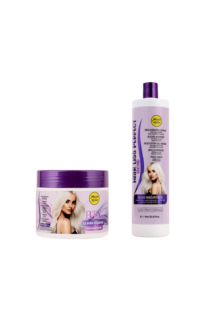 Mania de Alisar - Kit Botox & Keratine Blonde - professionele voor salons