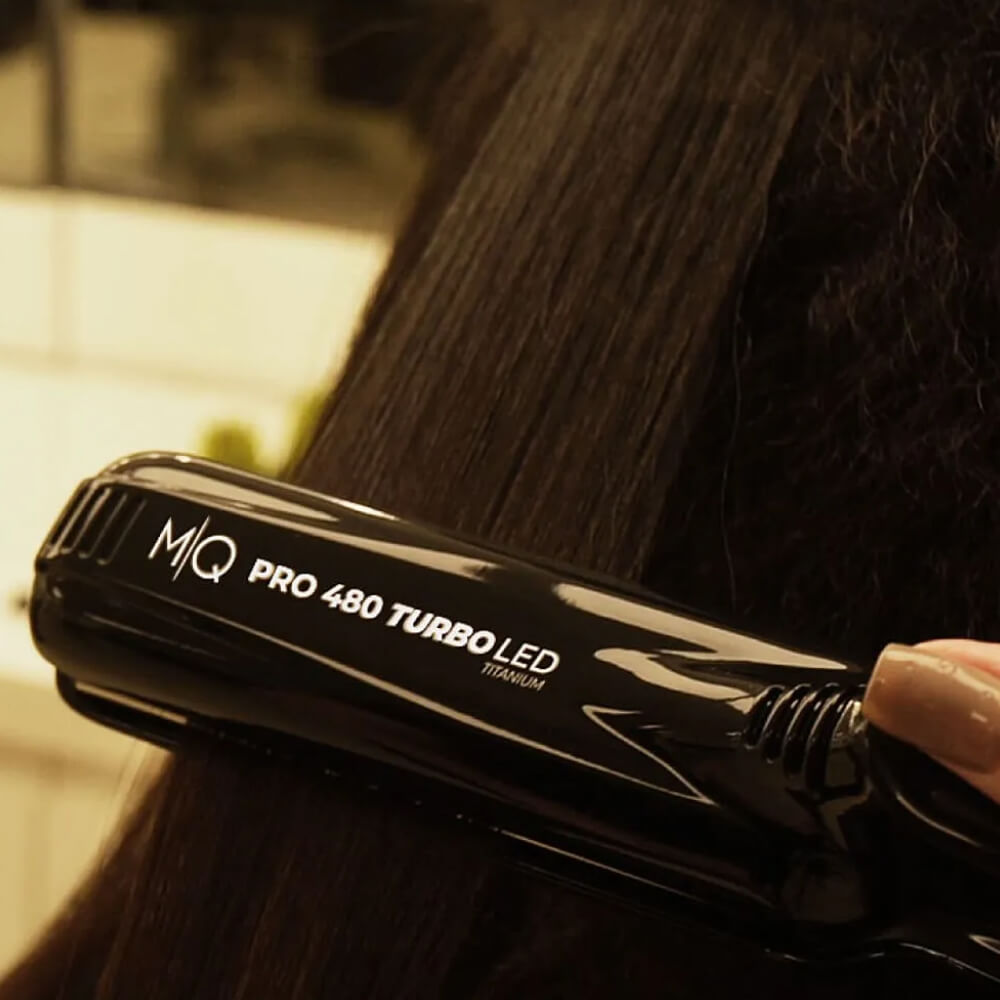 MQ Professional Stijltang MQ Pro 480 Turbo – Titanium Platen – Tot 485°F – 220–240V