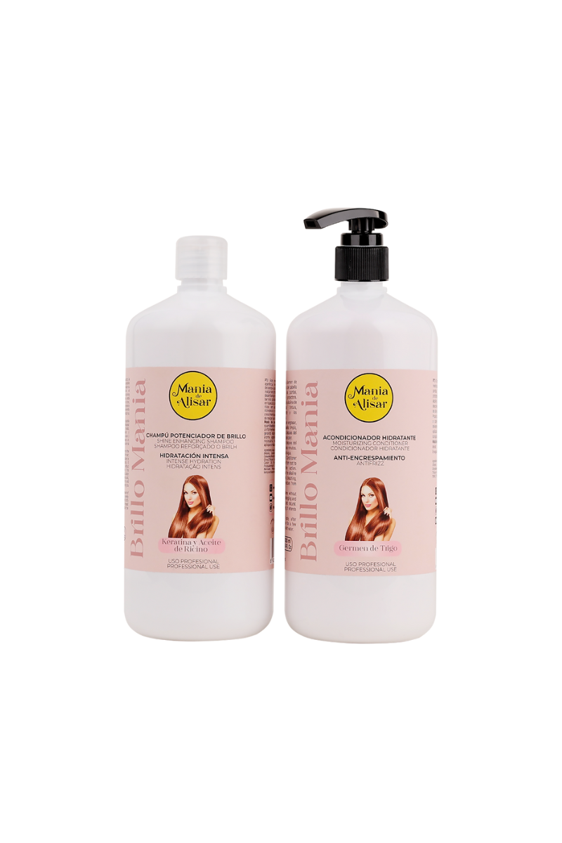 Mania de Alisar Brillo DUO shampoo & conditioner professionele voor salons